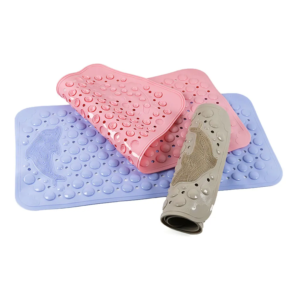 Coloured silicone non-slip bath mat - Maison Déco Lumière