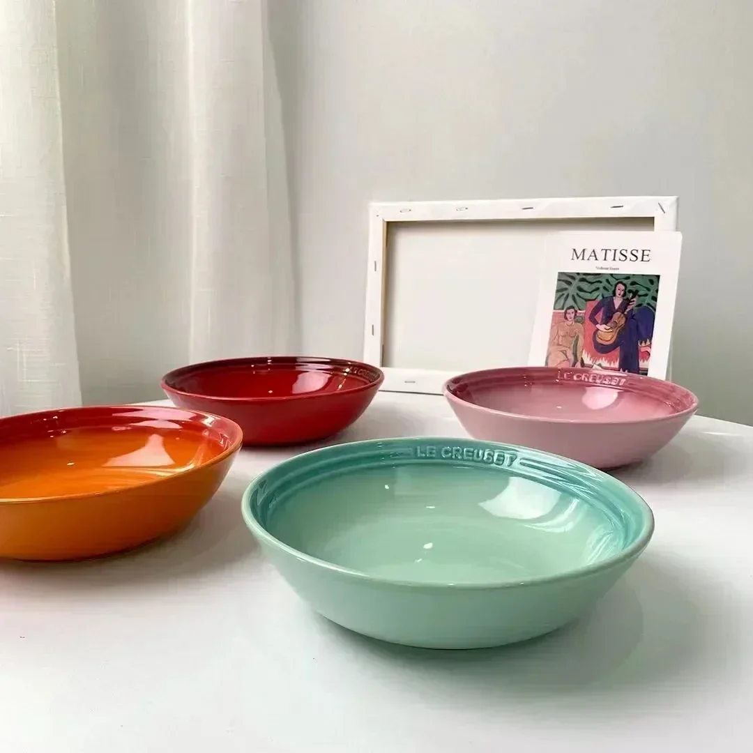 Coloured ceramic soup plate - Le creuset - Maison Déco Lumière