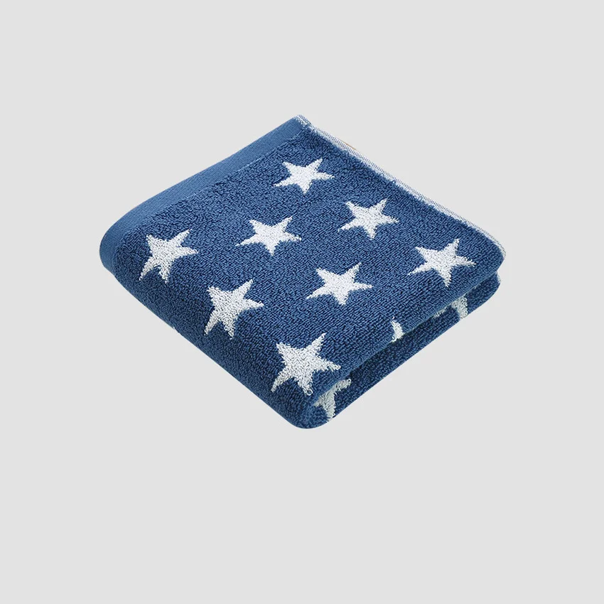 Cotton towel with retro design - Maison Déco Lumière