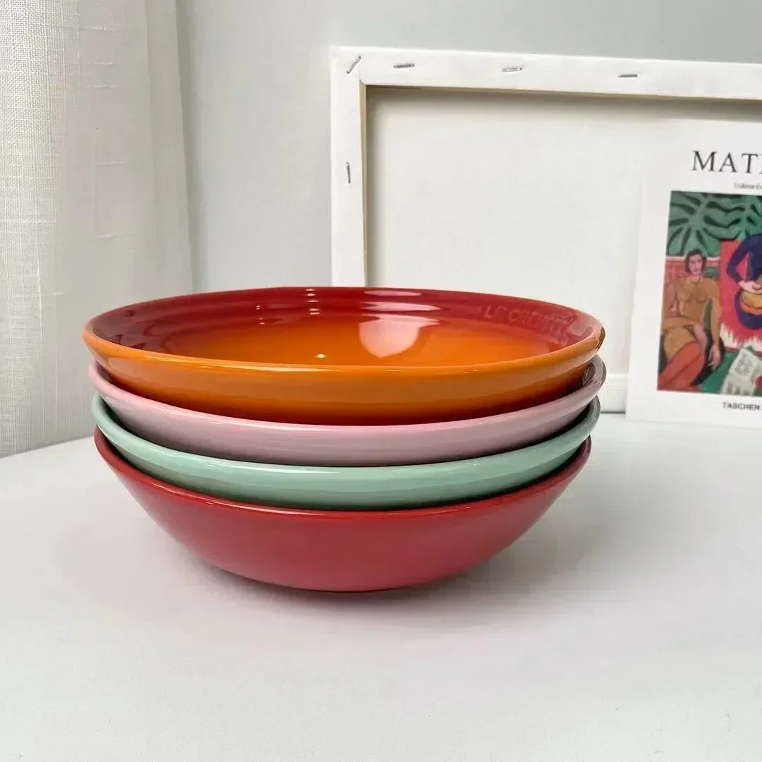 Coloured ceramic soup plate - Le creuset - Maison Déco Lumière