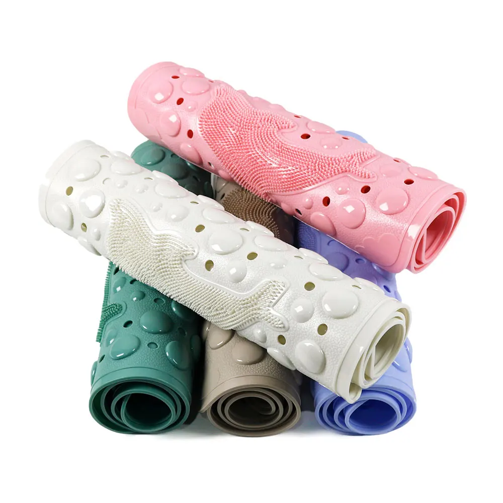 Coloured silicone non-slip bath mat - Maison Déco Lumière
